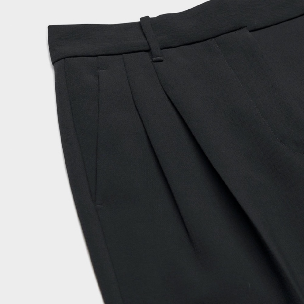 ARITZIA Wilfred Effortless Black Trouser/Pant - Picture 5 of 12